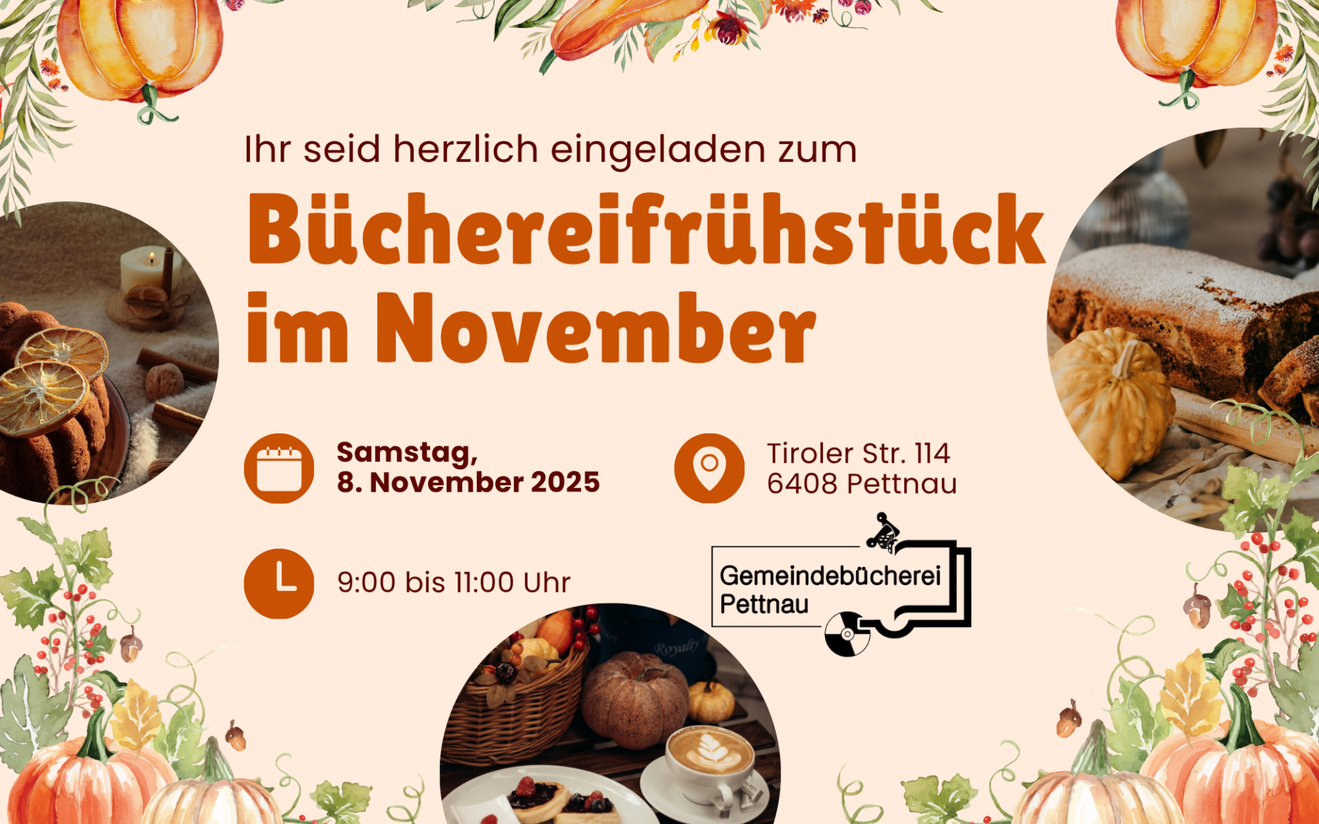 Einladung Büchereifrühstück